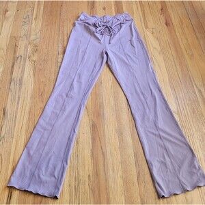 Free People Movent Women's Lavender Flared Yoga Pants Size Medium